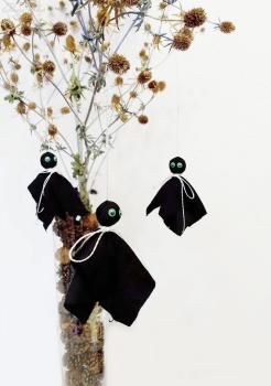 Anhänger Geister mit Kulleraugen